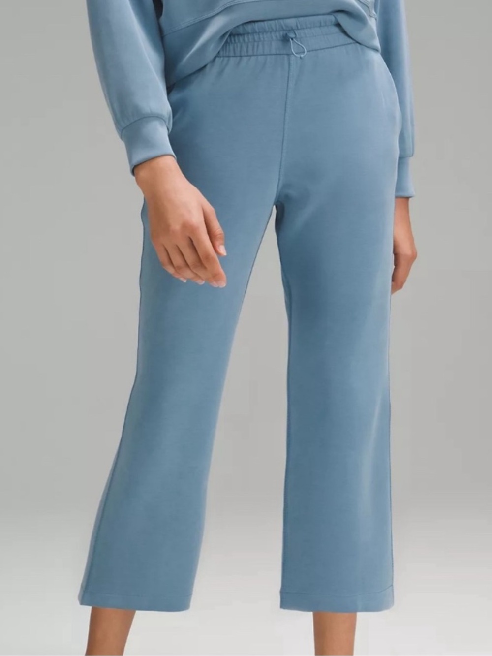 lululemon Softstream 25” Straight leg Joggers, Dusty Blue
